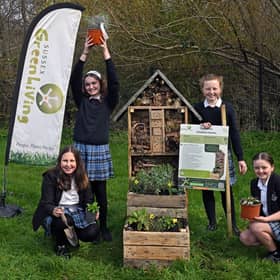 Midhurst Rother College pupils with their prize