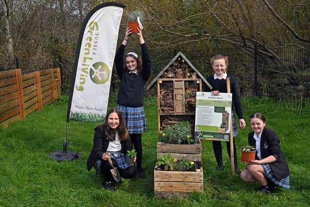 Midhurst Rother College pupils with their prize