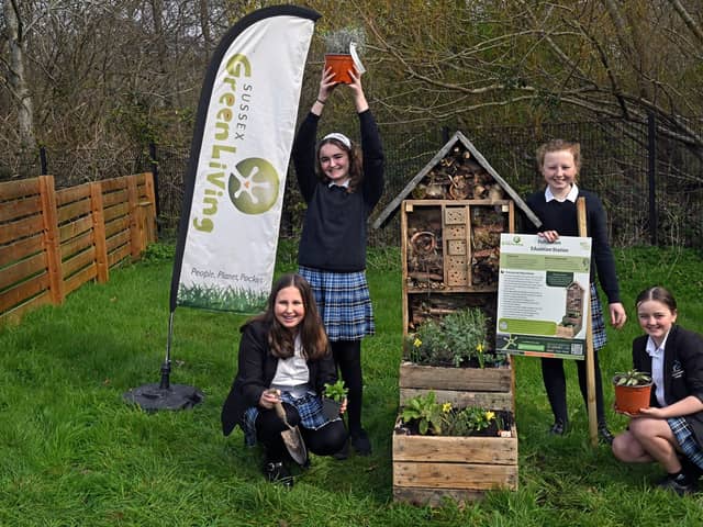 Midhurst Rother College pupils with their prize
