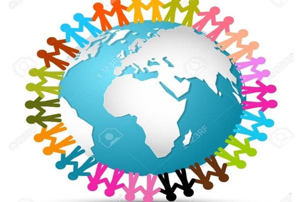 The peoples of the world together