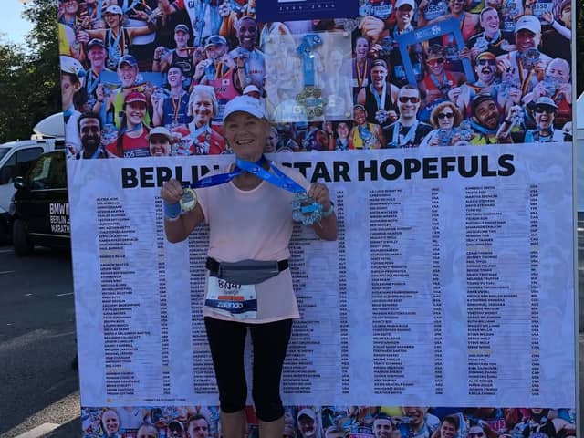 Six world major marathon finisher.