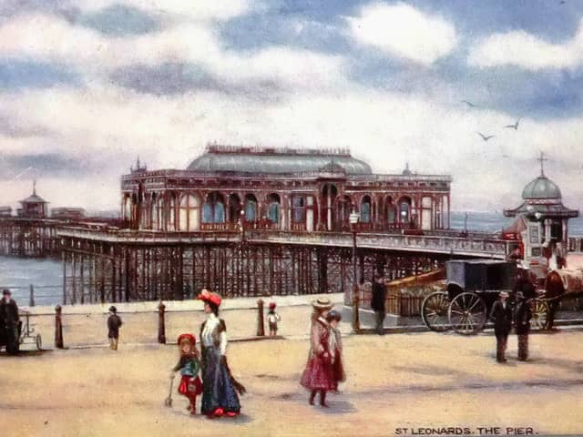 St Leonards Pier in the early 1890s.