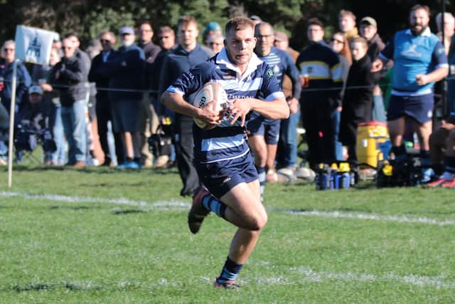 Ethan Etherington scoring his first of three