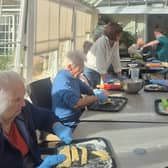 A busy afternoon at Cooking Club