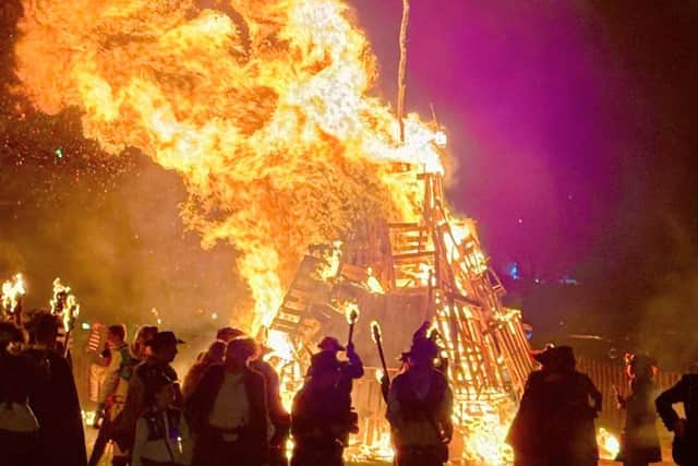 Hailsham bonfire and firework celebrations