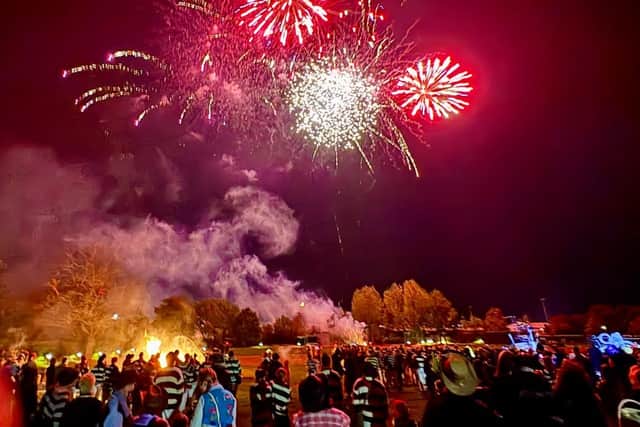 Hailsham bonfire and firework celebrations