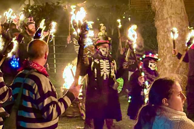 Hailsham bonfire and firework celebrations