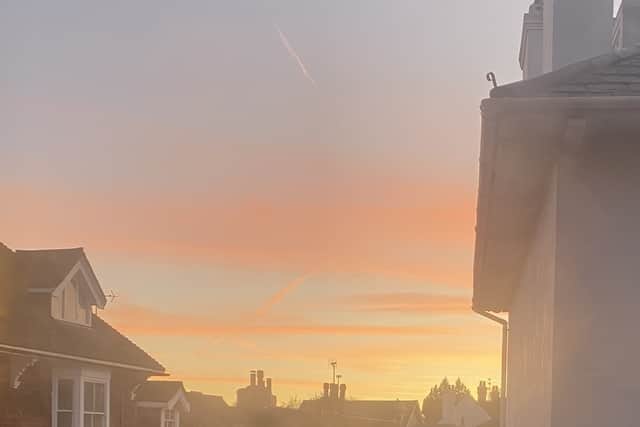 Sunset over the High Street