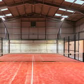 Padel at Housedean inside court