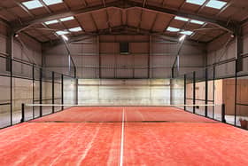 Padel at Housedean inside court