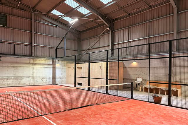Padel at Housedean accessible toilet and changing room