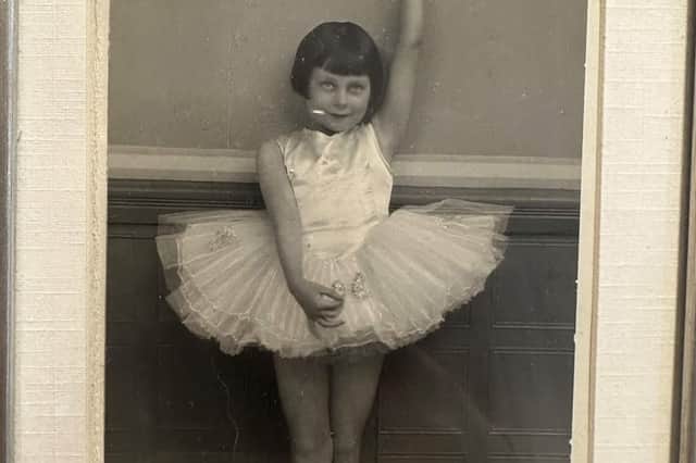 A young Enid, a resident at Mortain Place care home, Eastbourne.