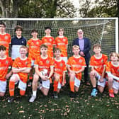 Roy Holland with BTFC Under 14's team