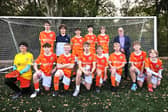 Roy Holland with BTFC Under 14's team