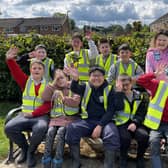Young people from Woodlands Meed Special School