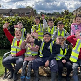 Young people from Woodlands Meed Special School