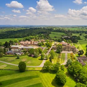 Worth Abbey and grounds