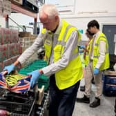 Horsham MP, John Milne, visits food charity Felix. 