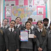 Year 10 Student Listeners display their Certificate of Recognition