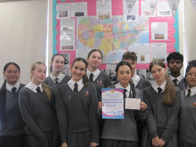Year 10 Student Listeners display their Certificate of Recognition
