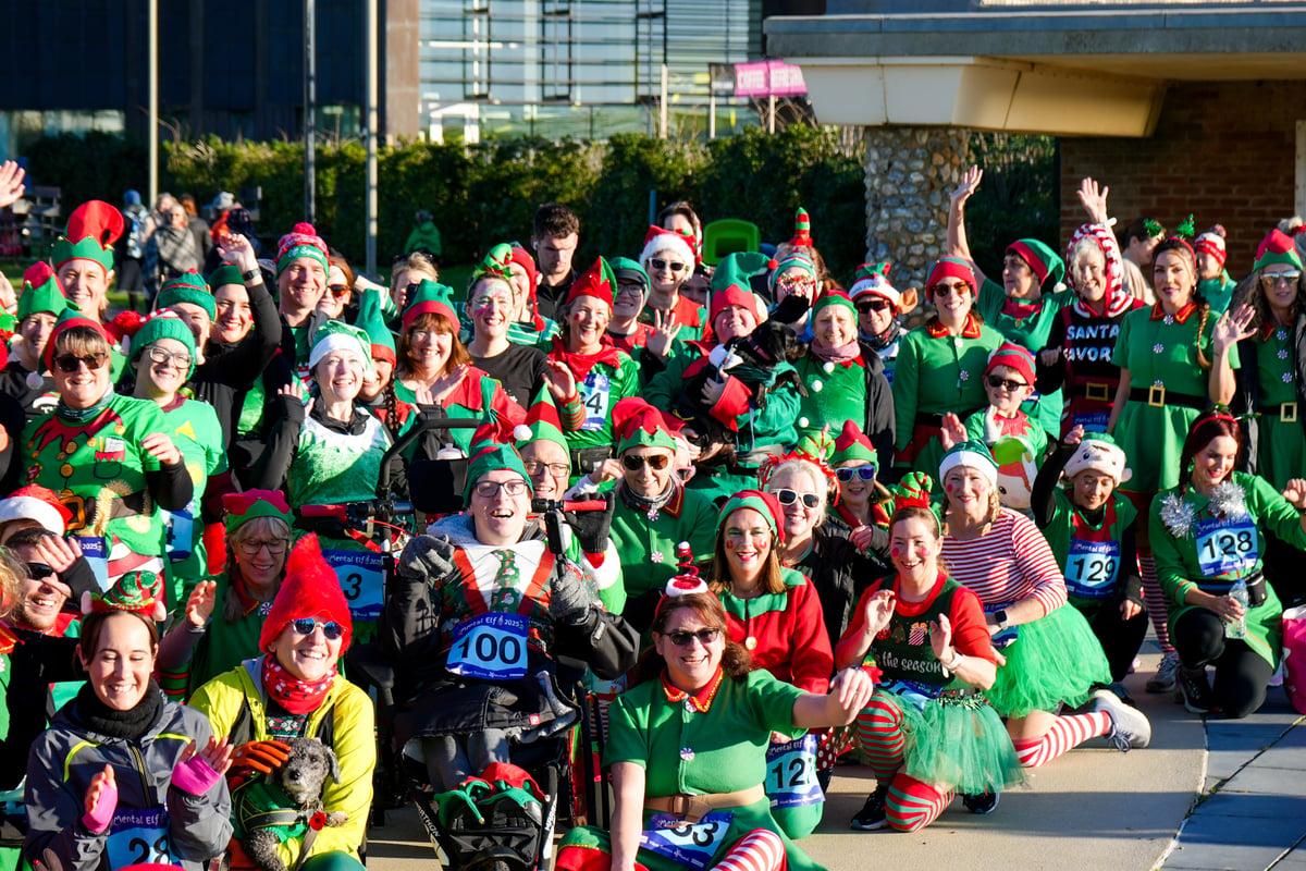 Get your stripey tights on for West Sussex Mind’s Mental Elf Festive Fun Run!
