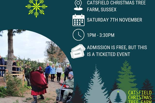 Saturday 7th November The Annual Sussex Christmas Tree Fling Competition at Catsfield Christmas Tree Farm! See website and FB for details.