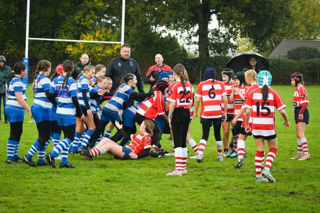 Hard work for the U12 girls