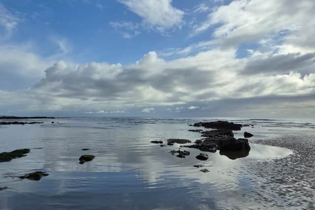 The glorious beach walk at Galley Hill!