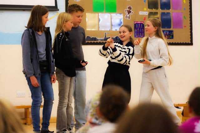 Students perform together to overcome language barriers