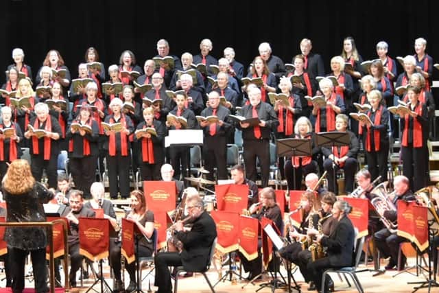 The Rowland Singers and Southdowns Concert Band