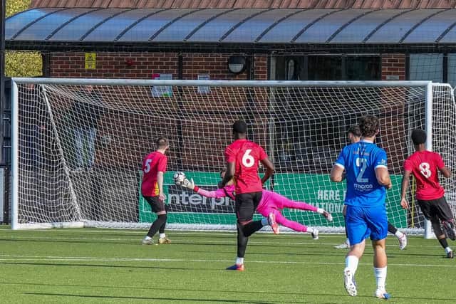 Jordan Mase scores in the first minute.