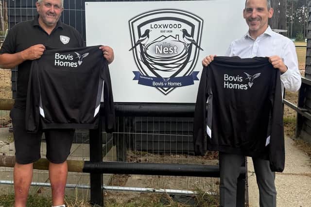 Bovis Homes/Loxwood FC sponsorship