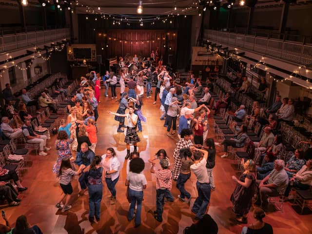 Cast of Ceilidh in Baltimore