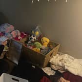 Scarlett from Arch & Lash Co sorting through generous donations for the Christmas Giving Back campaign in support of St Michael’s Hospice, Hastings. ❤️🎄