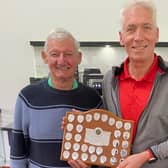 Winner Neil Blatch with Seniors Captain Pete Snashall
