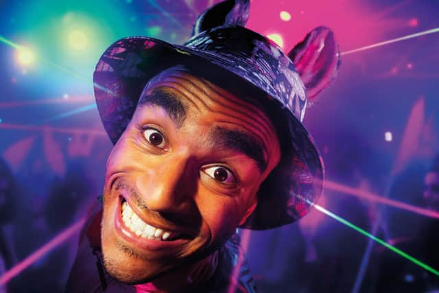 Munya Chawawa played Bottom in A Midsummer Night's Dream.