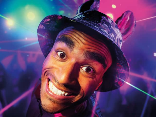 Munya Chawawa played Bottom in A Midsummer Night's Dream.