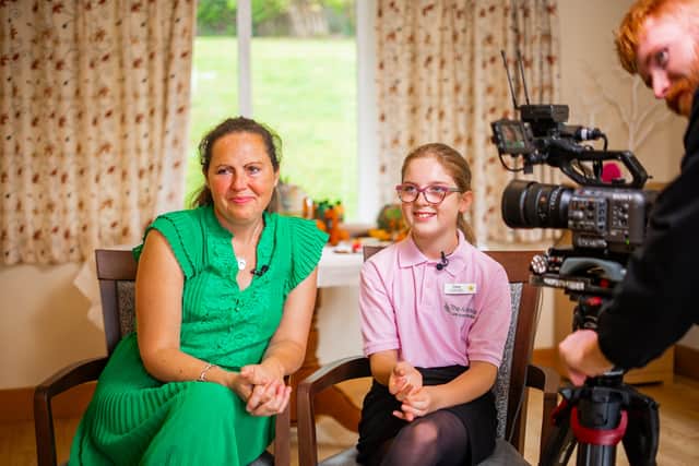 Kate is joined by her daughter Daisy Bell, founder of Premium Care Group’s ‘Through the Eyes of a Child’ programme, as they celebrate Kate’s award and their shared dedication to bringing generations together across Premium Care Group.