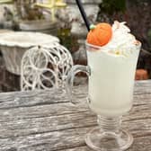 Pumpkin spiced lattes and white-hot chocolate topped with Halloween-inspired marshmallows 