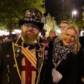 Mims Davies MP thrilled to join East Grinstead Community Bonfire