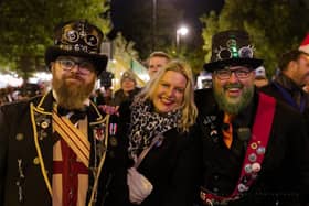 Mims Davies MP thrilled to join East Grinstead Community Bonfire
