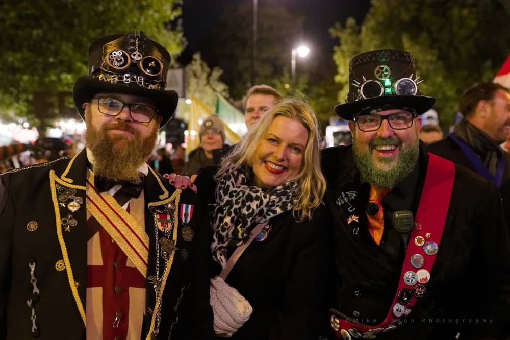 Mims Davies MP thrilled to join East Grinstead Community Bonfire (Photo: Mike Anton)