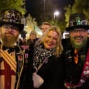 Mims Davies MP thrilled to join East Grinstead Community Bonfire (Photo: Mike Anton)