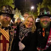 Mims Davies MP thrilled to join East Grinstead Community Bonfire (Photo: Mike Anton)