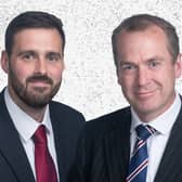 Ross Baumann (left), Senior Financial Planning Manager at CB Financial Advisers, and  Carpenter Box Tax Partner Stuart Noakes (right).