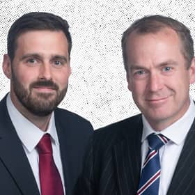 Ross Baumann (left), Senior Financial Planning Manager at CB Financial Advisers, and  Carpenter Box Tax Partner Stuart Noakes (right).