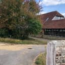 The barn buildings at Lord Woods could be turned into a wedding and food venue.