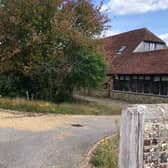 The barn buildings at Lord Woods could be turned into a wedding and food venue.
