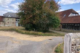 The barn buildings at Lord Woods could be turned into a wedding and food venue.