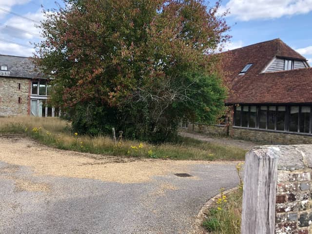 The barn buildings at Lord Woods could be turned into a wedding and food venue.